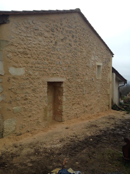 Pignon sud après restauration