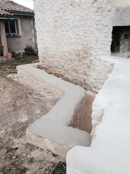 Jardinière en Moellon
