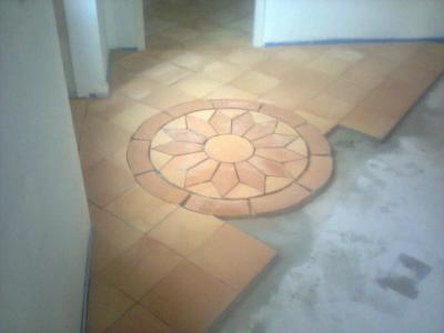 Pose de carreaux anciens