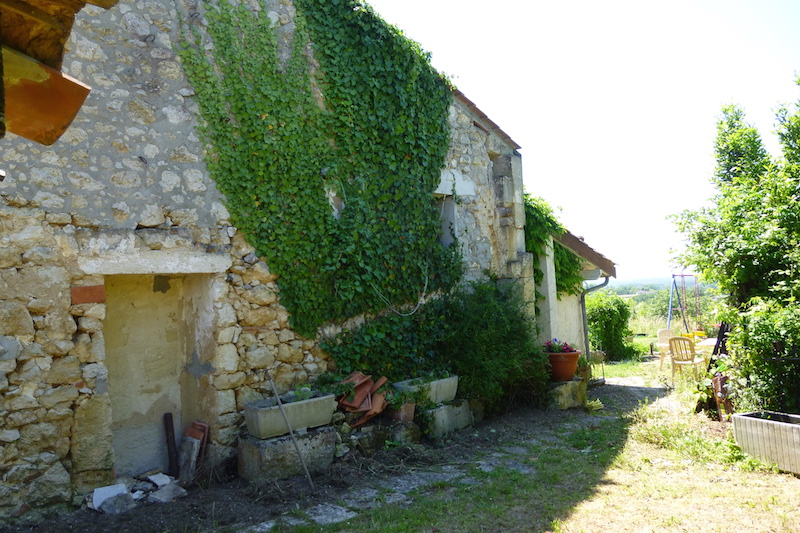 Pignon sud avant restauration