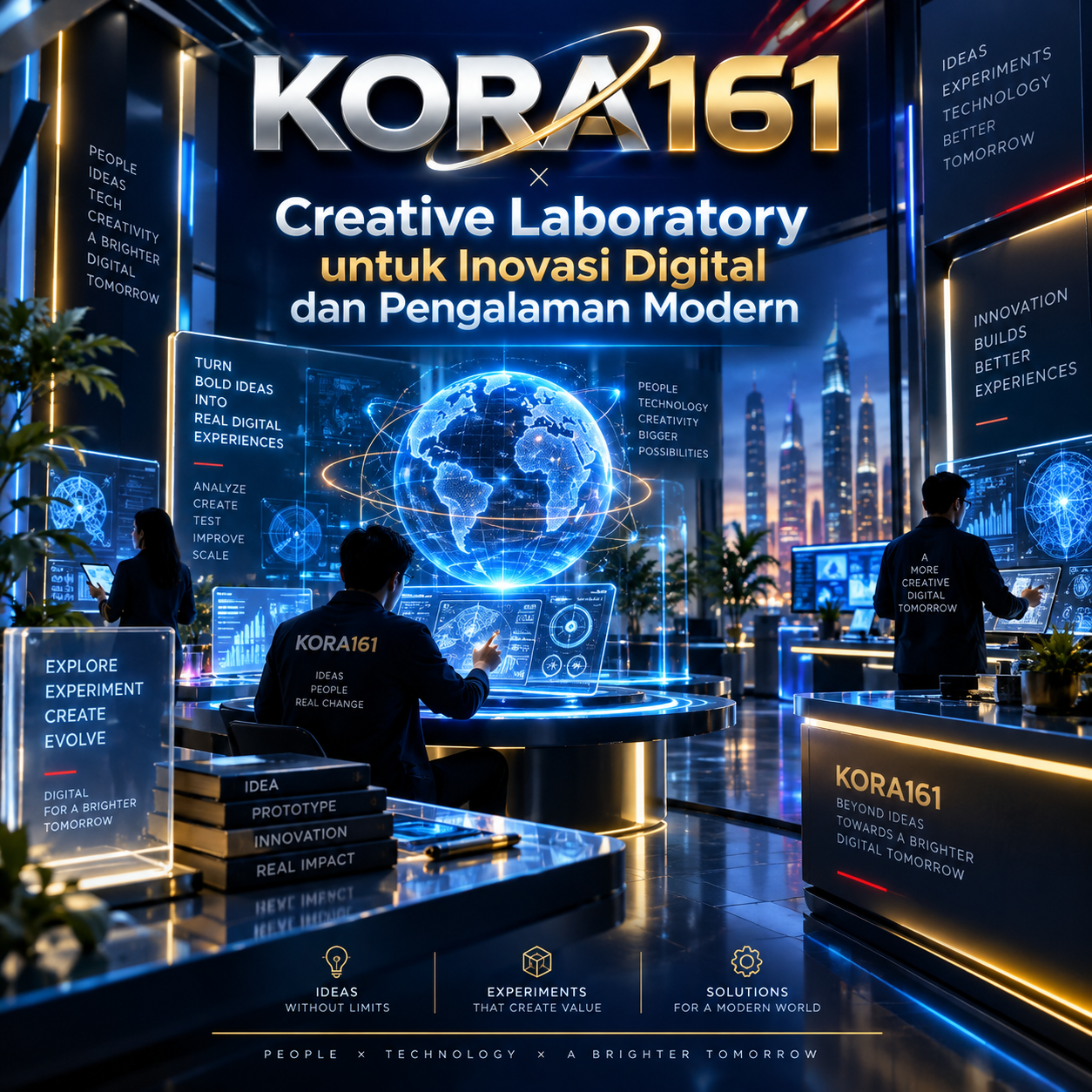KORA161 � Creative Laboratory untuk Inovasi Digital dan Pengalaman Modern